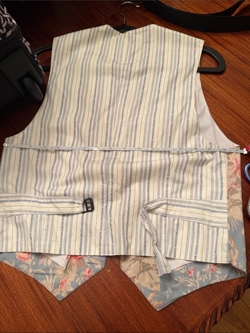 Vintage Ralph Lauren Country Floral Cotton Cottage core Vest - Blue - Picture 8 of 9